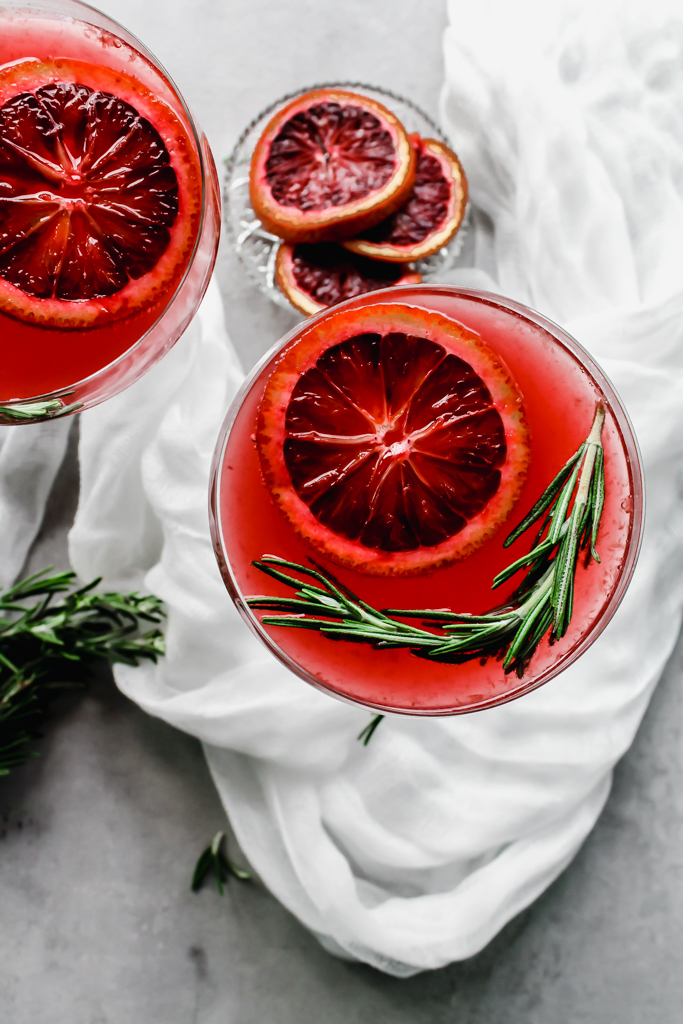 Blood Orange Gin Fizz